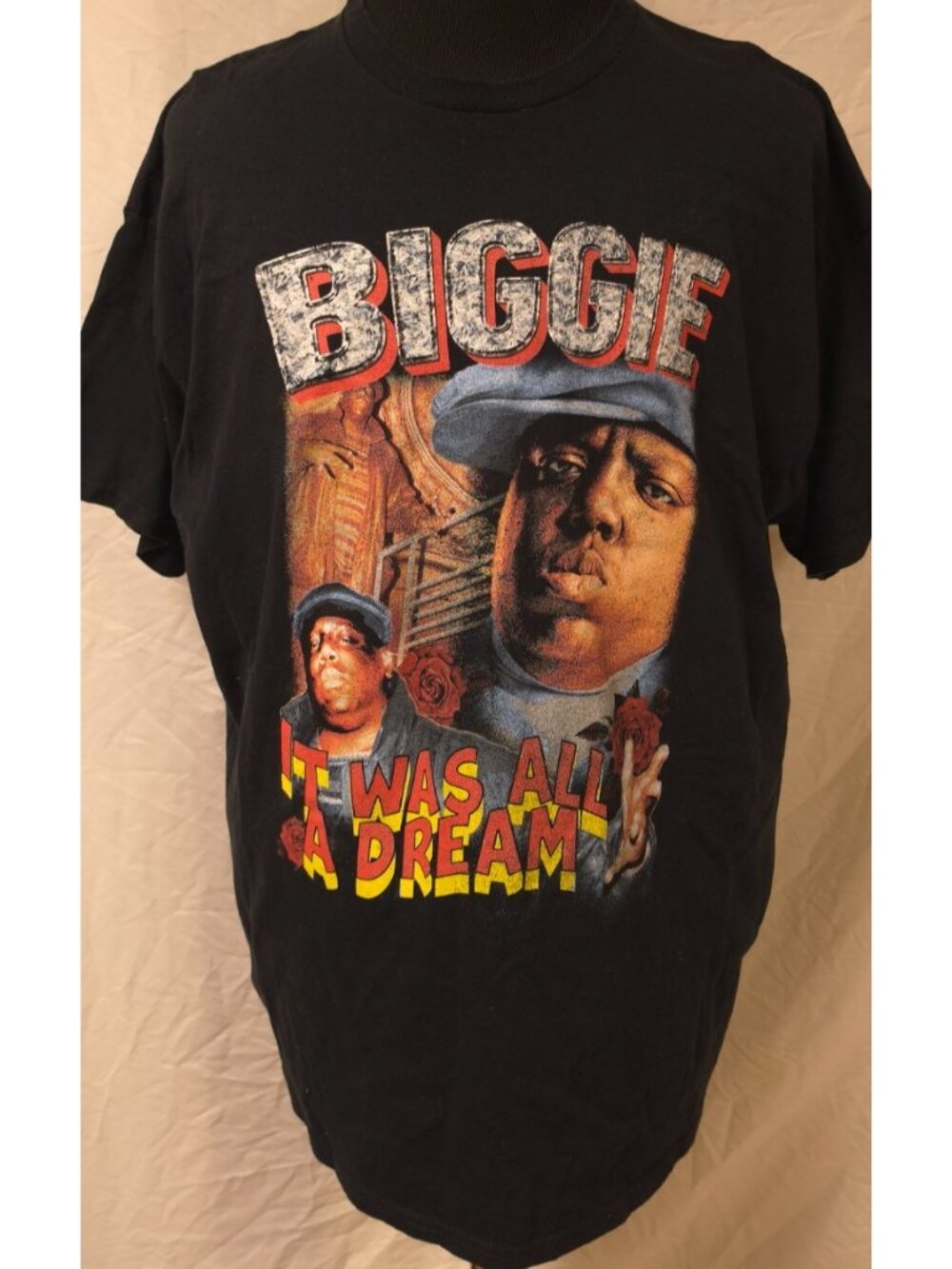The Notorious Biggie Smalls It Was All A Dream Biggie 2X Black Official T-Shirt
